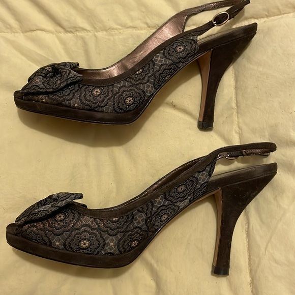 🔥Final Price🔥 A. Marinelli sling back 3 3/4” heel - Picture 3 of 8
